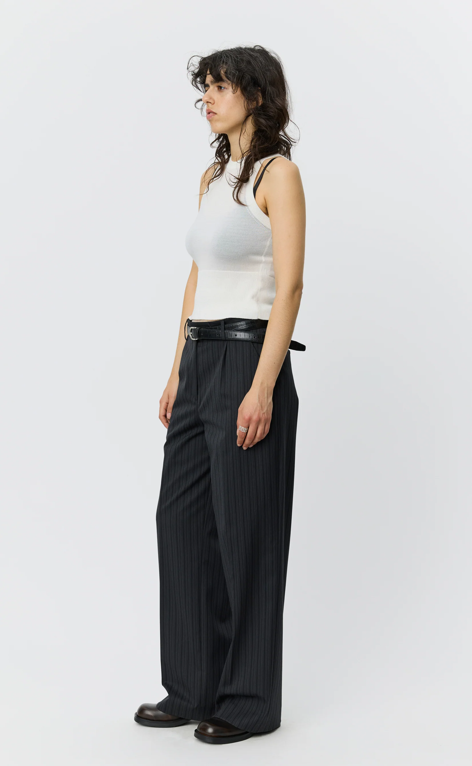 Appointment Top - Ecru Merino Silk - Image 2