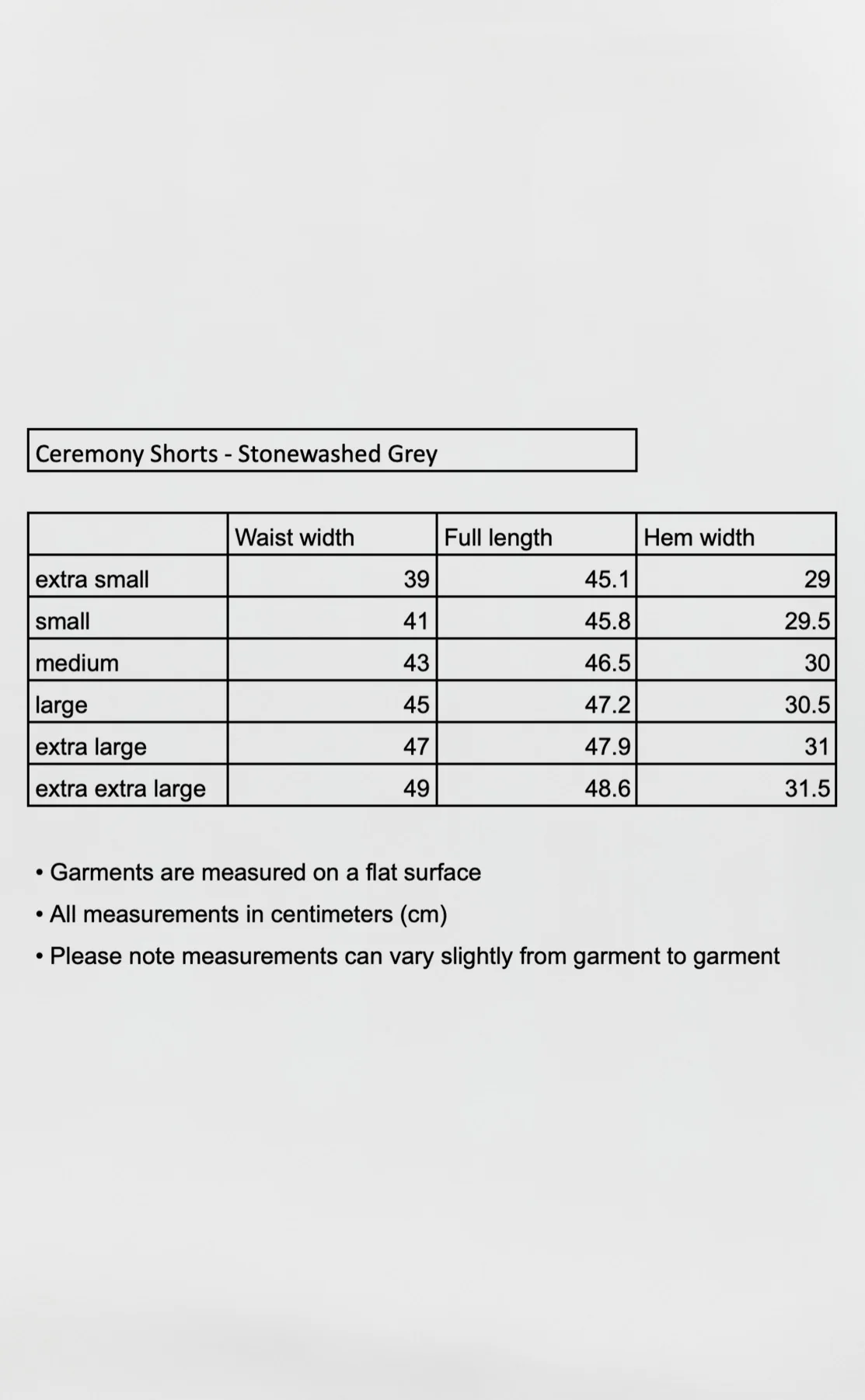 Ceremony Shorts - Stonewashed Grey - Image 7