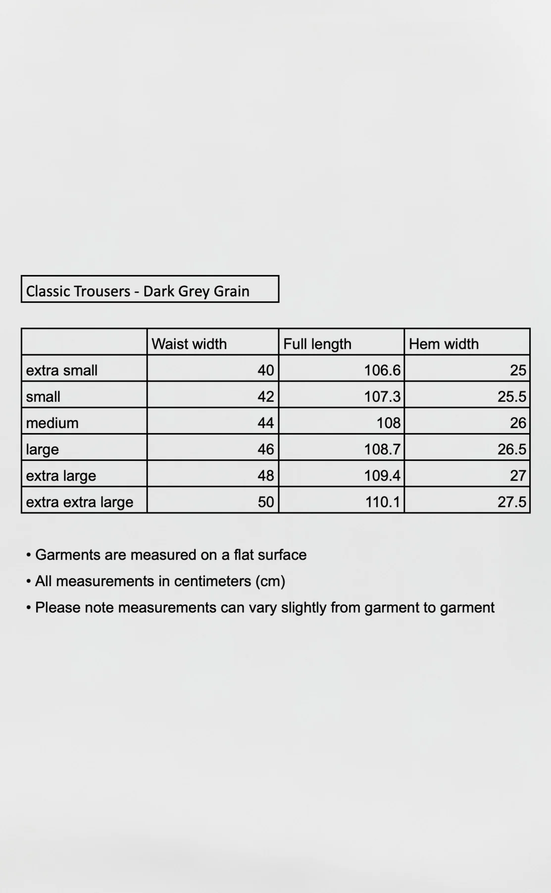 Classic Trousers - Dark Grey Grain - Image 6