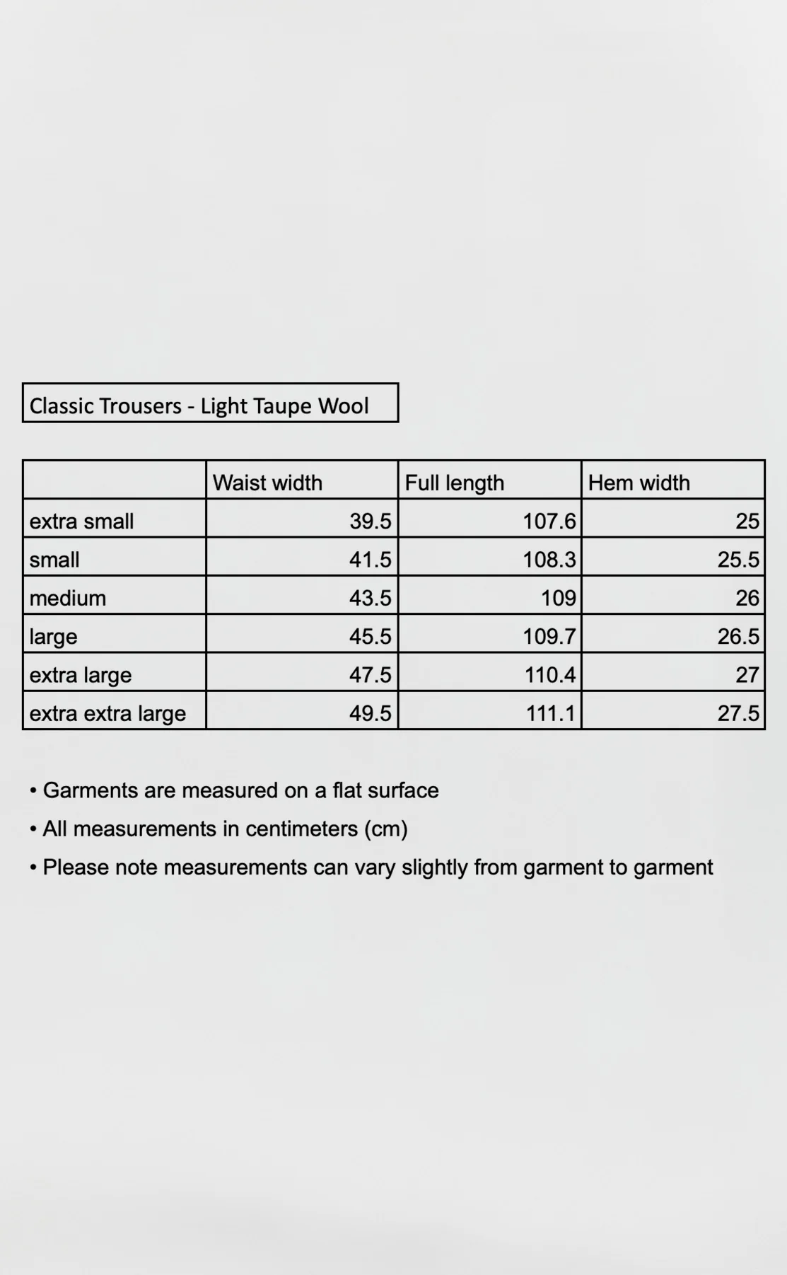 Classic Trousers - Light Taupe Wool - Image 6