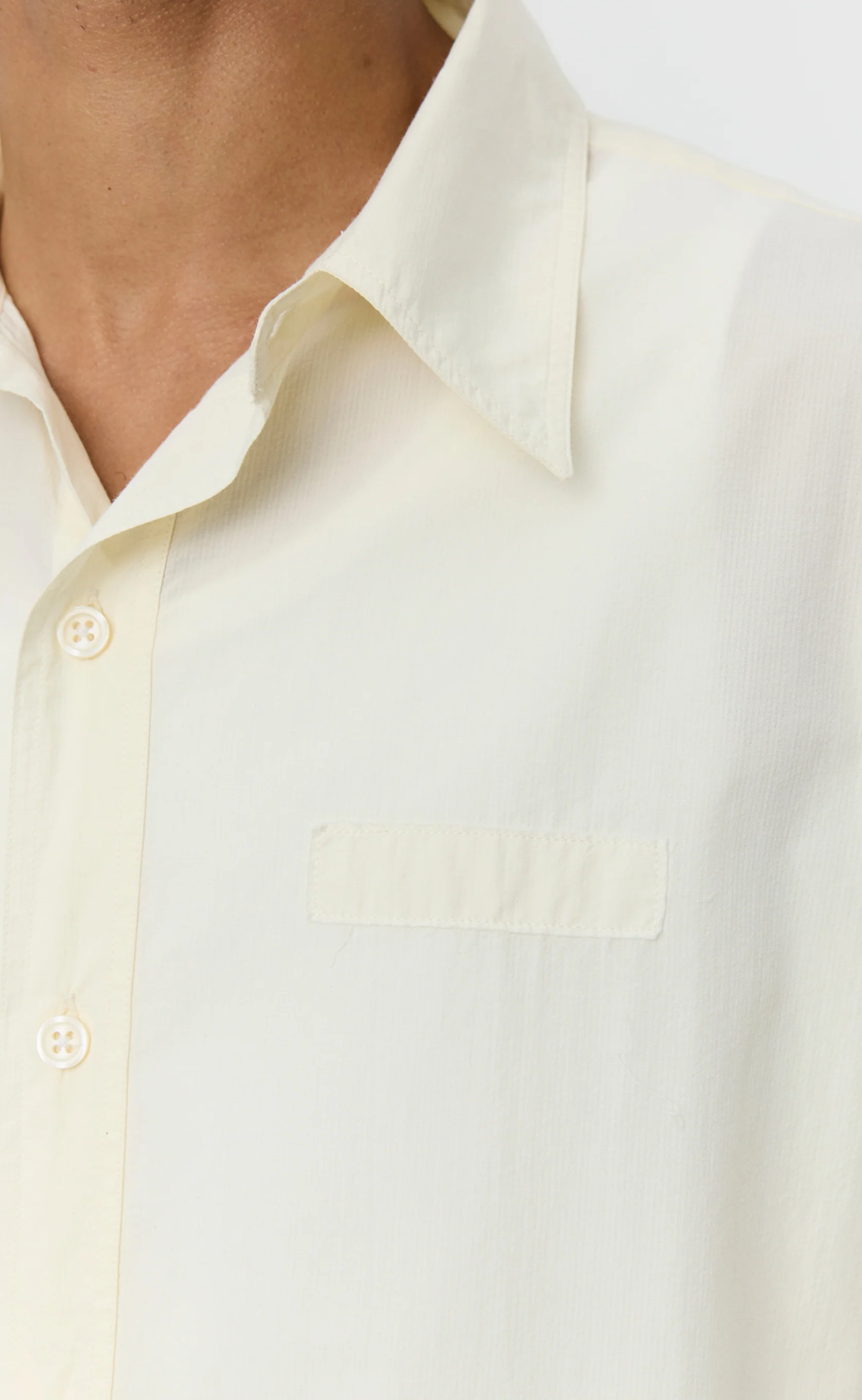 Essay Shirt - Off White Micro Check - Image 5