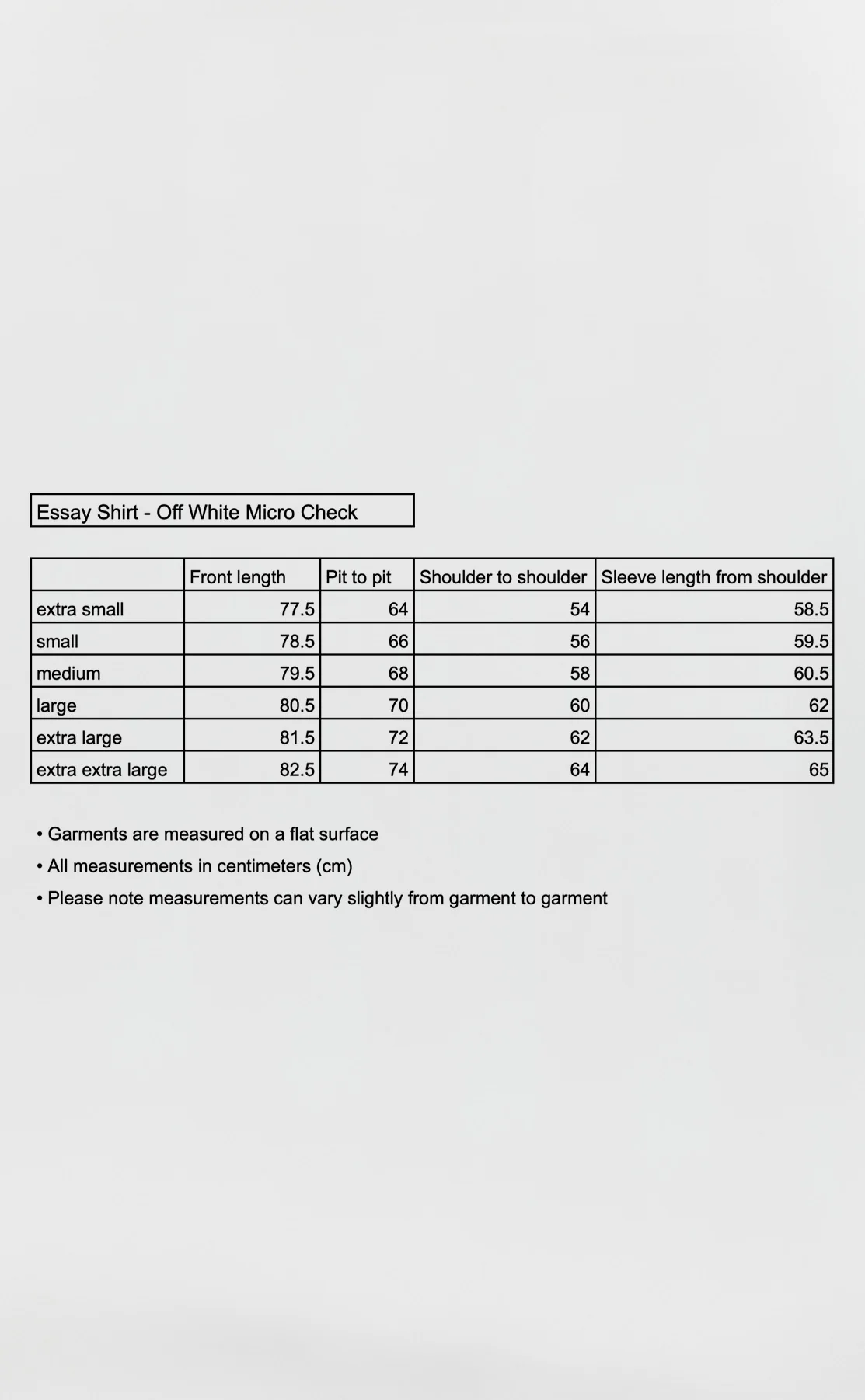 Essay Shirt - Off White Micro Check - Image 6