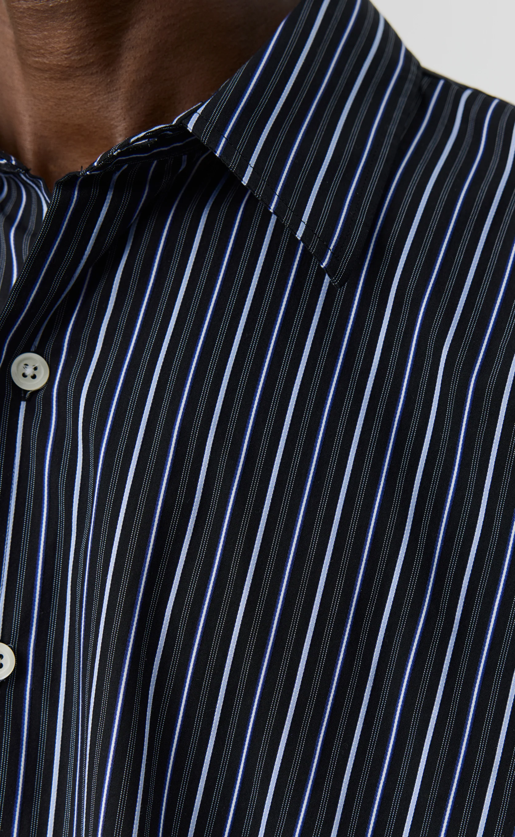 Exact Shirt - Black Office Stripe - Image 5