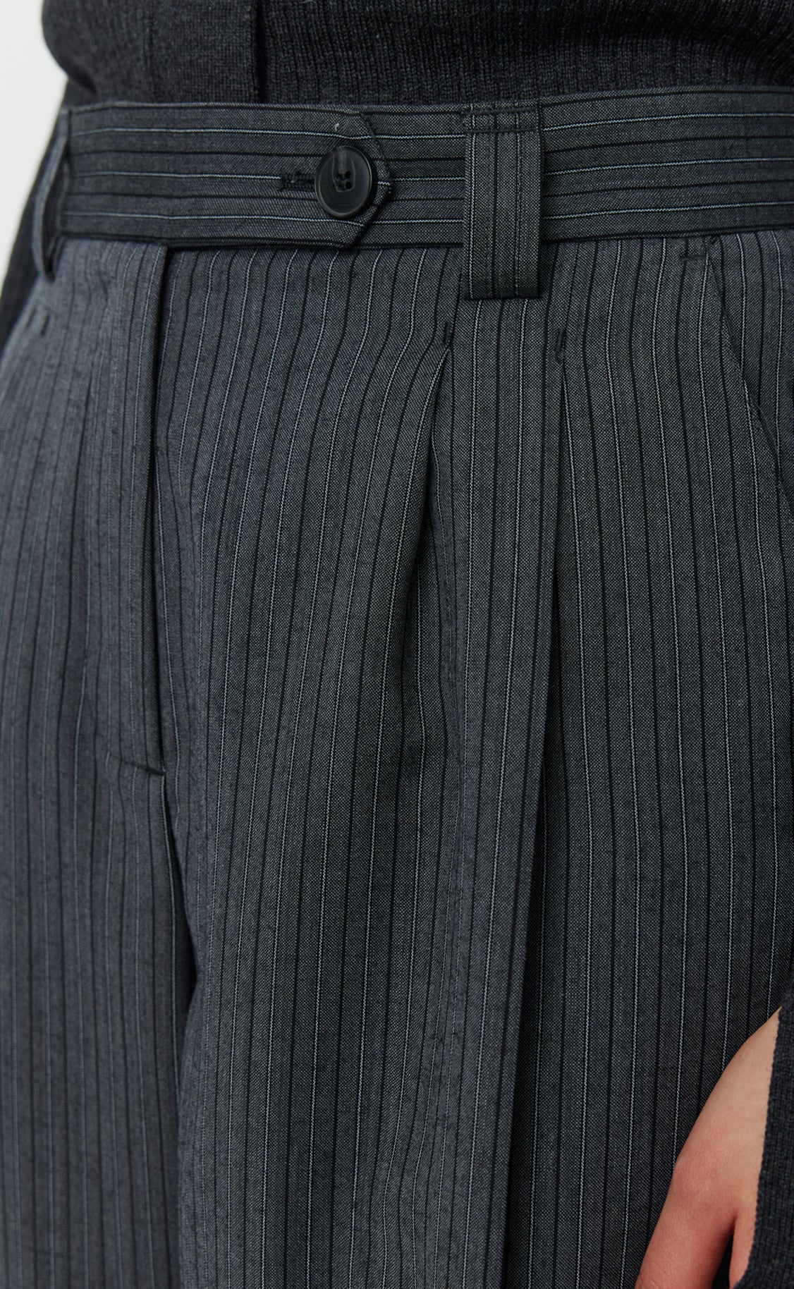 Favorite Trousers - Classic Grey Double Stripe - Image 5