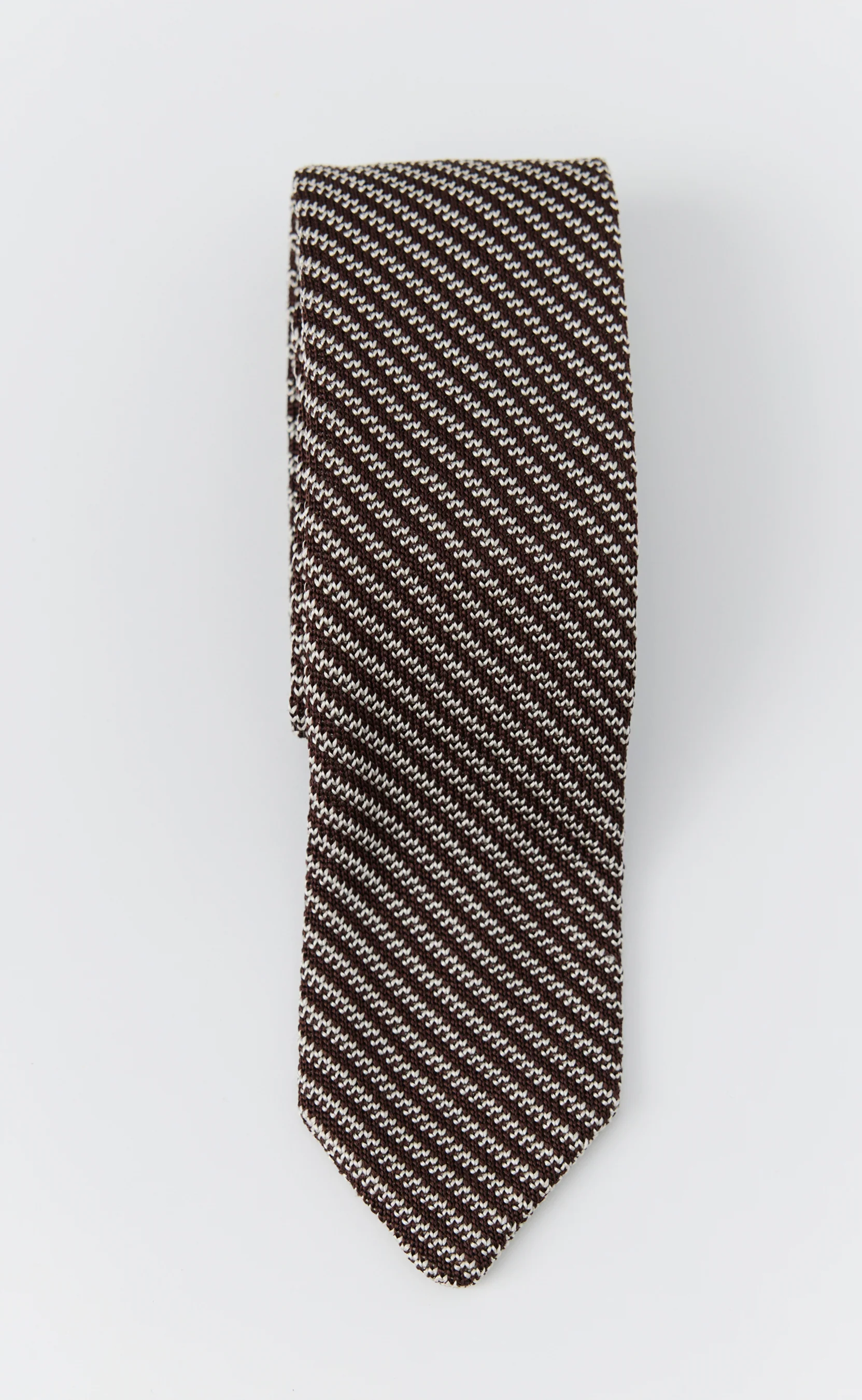 Formal Tie - Brown Stripe