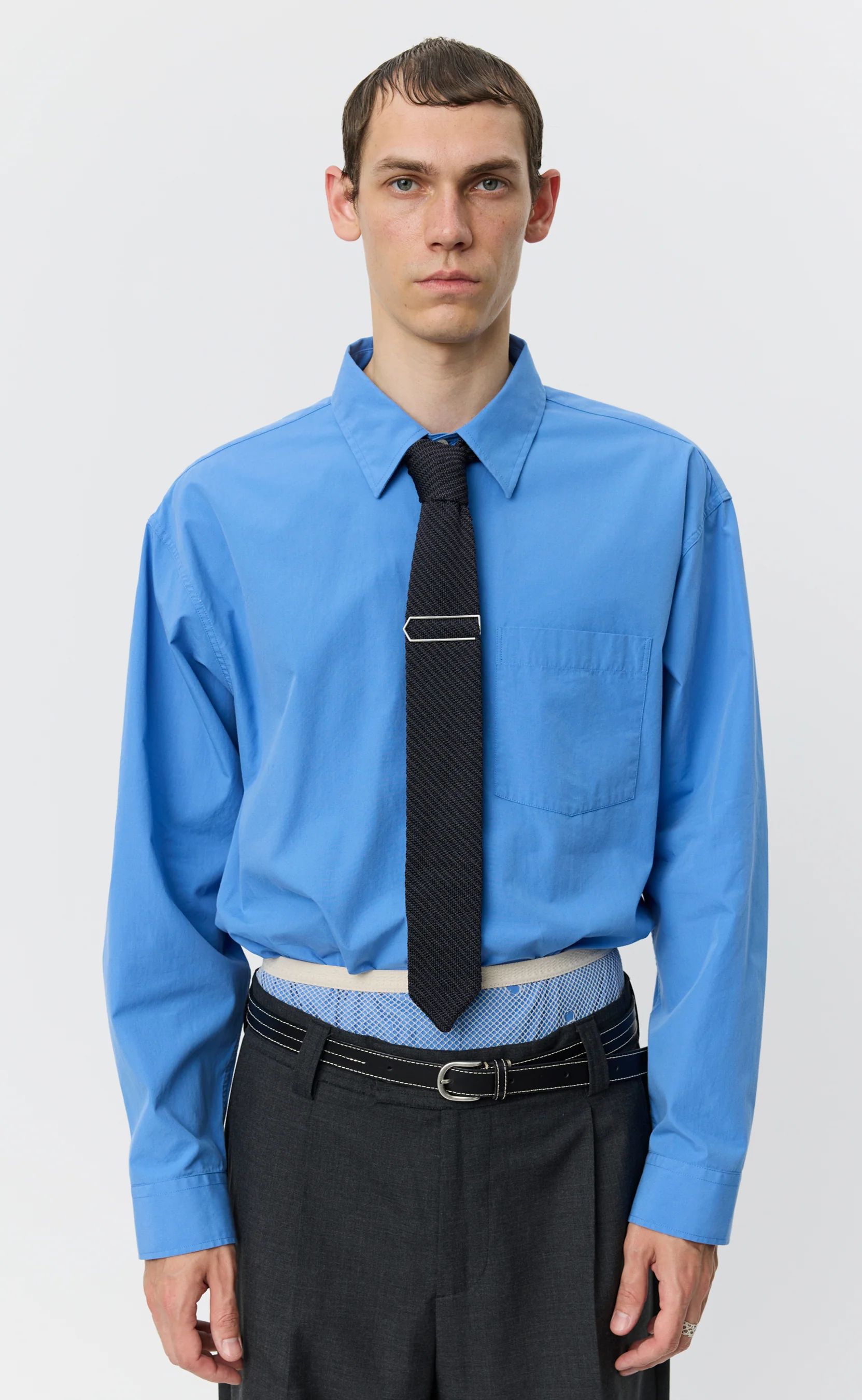 Formal Tie - Dark Grey Stripe - Image 2