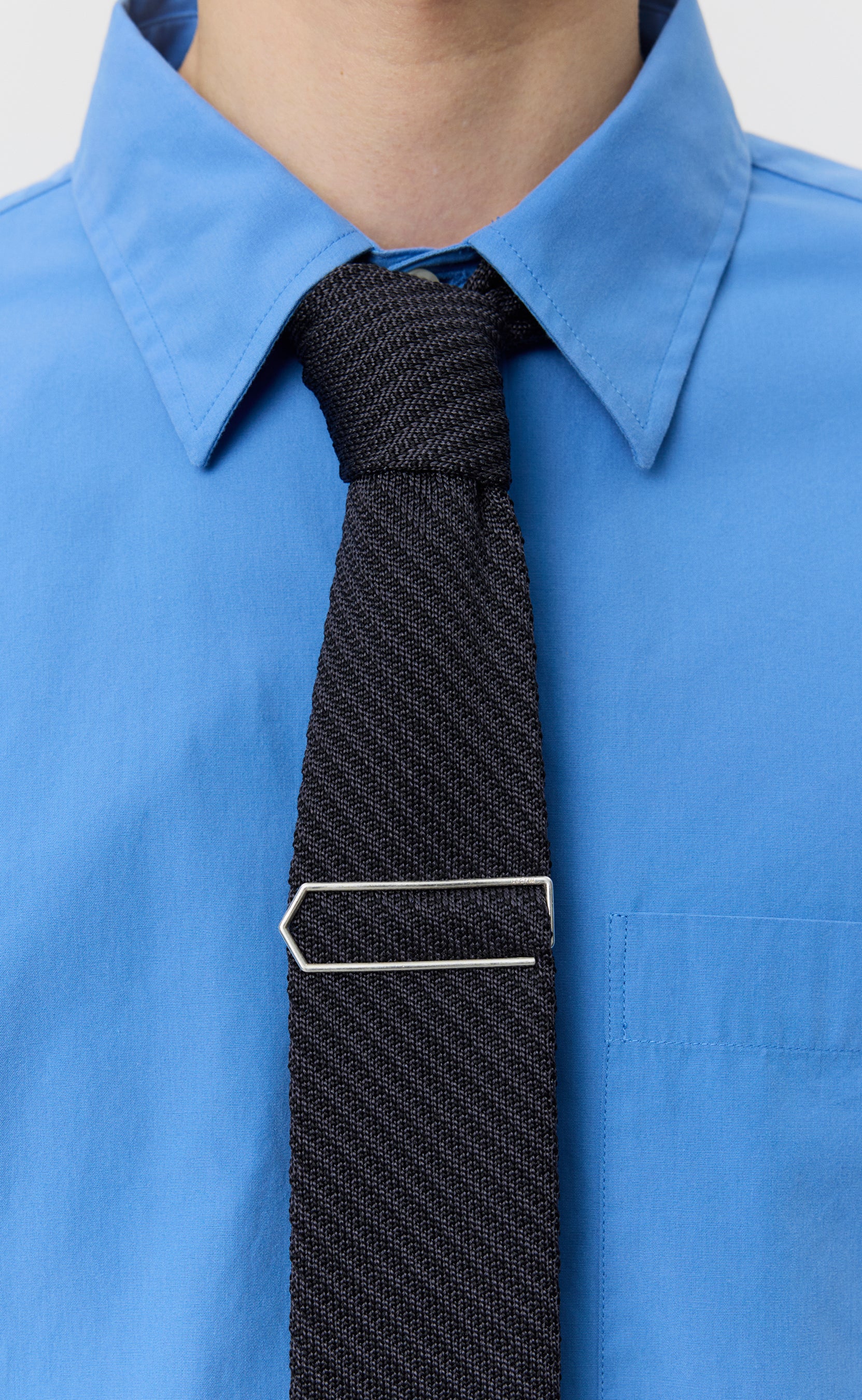 Formal Tie - Dark Grey Stripe - Image 3
