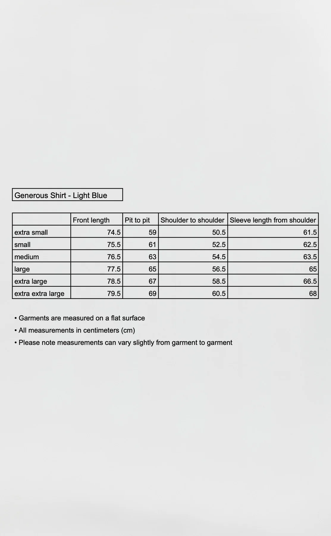 Generous Shirt - Light Blue - Image 6