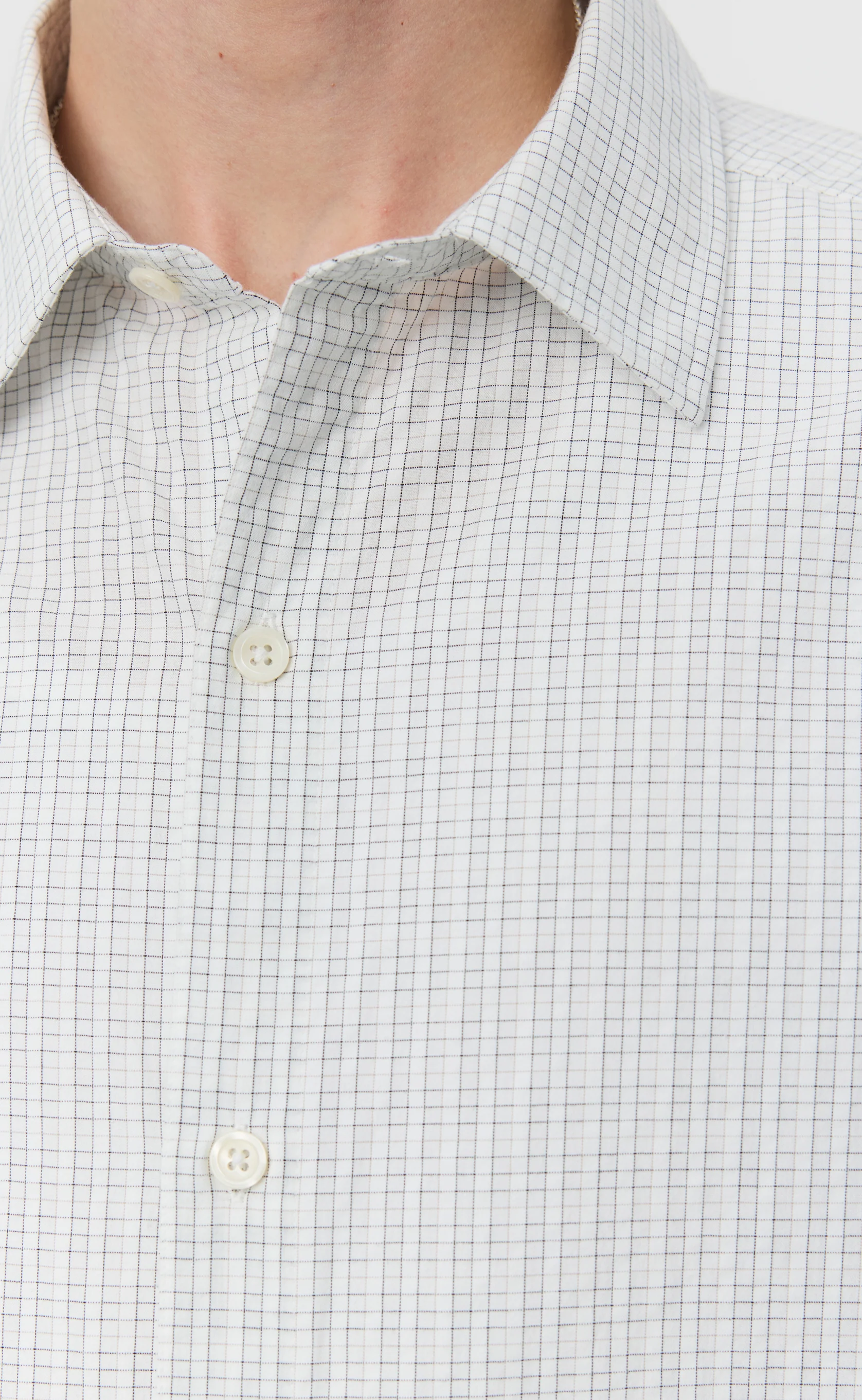 Generous Shirt - White Connection Check - Image 5