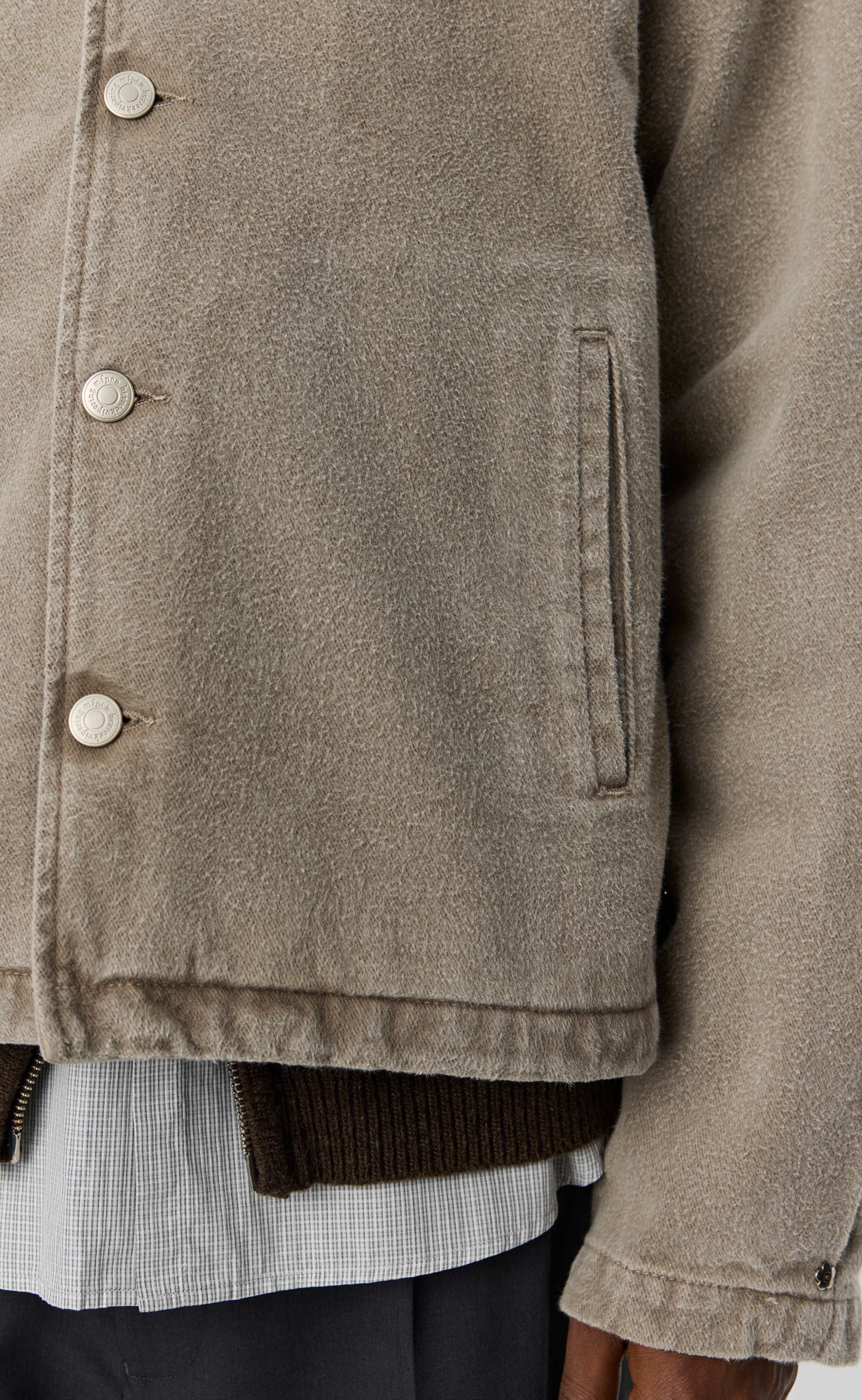 Painters Jacket  - Brushed Mudstone - Image 7