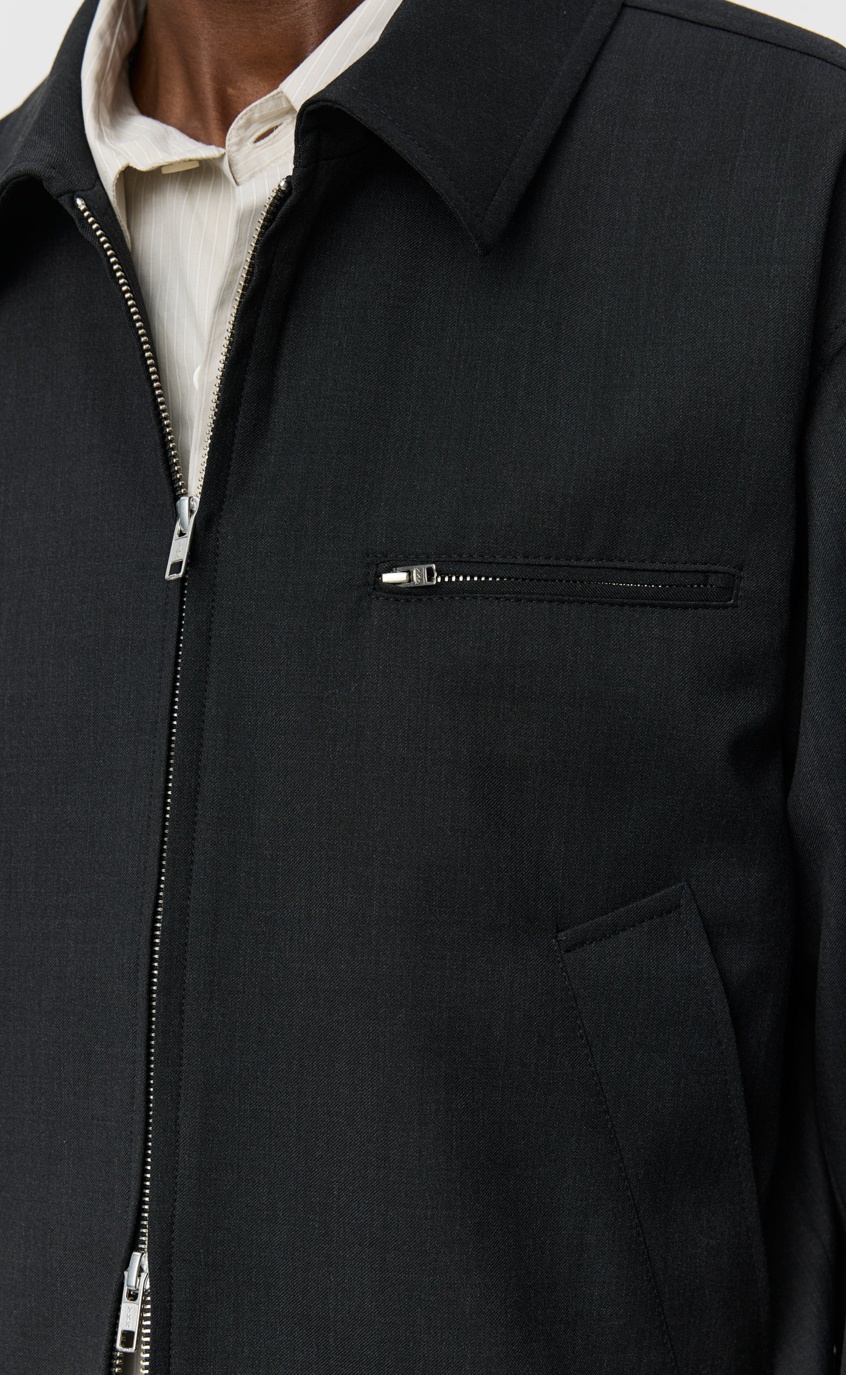 Postal Jacket - Anthracite Wool - Image 5