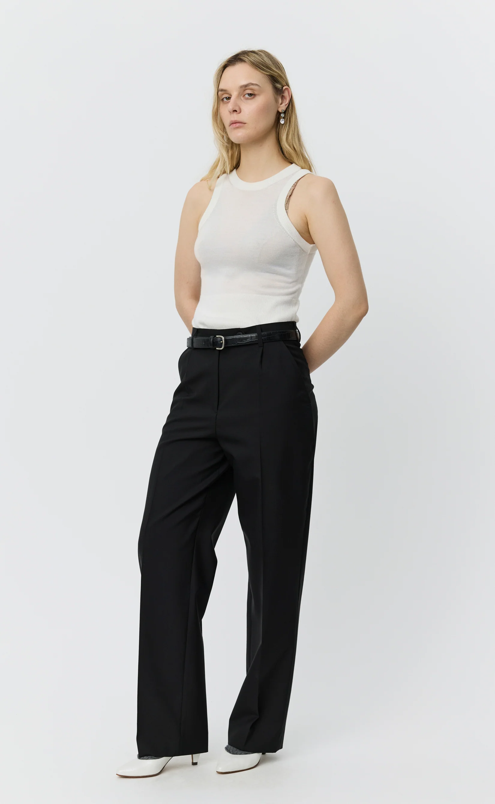Primary Trousers - Black Tropical Wool - Image 2
