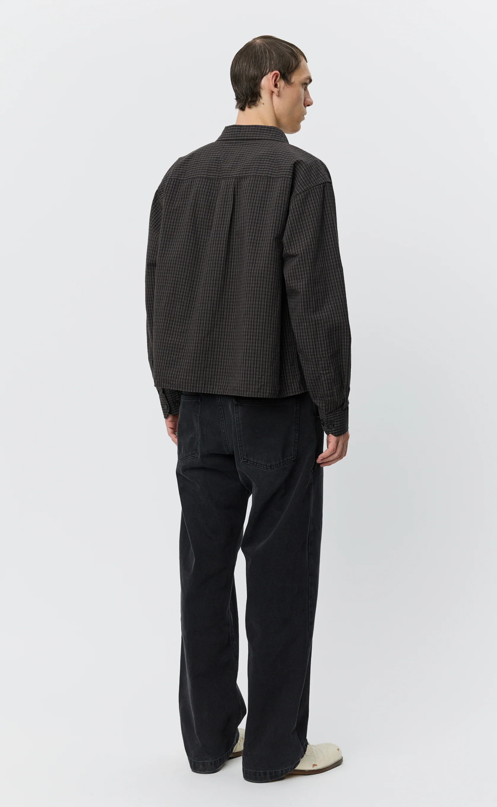 Priority Shirt - Dark Linen Check - Image 3