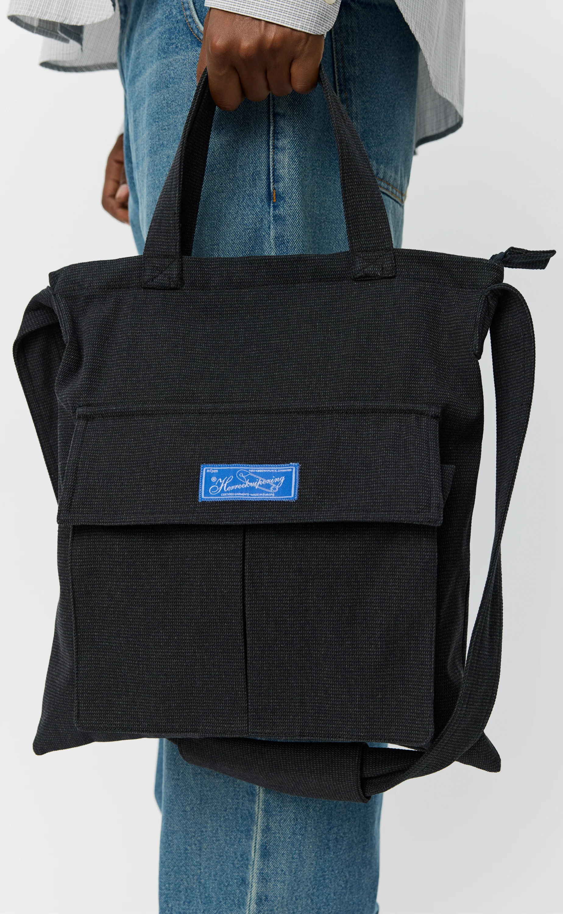 Routine Shoulder Bag - Grey Speckle Canvas - Image 2