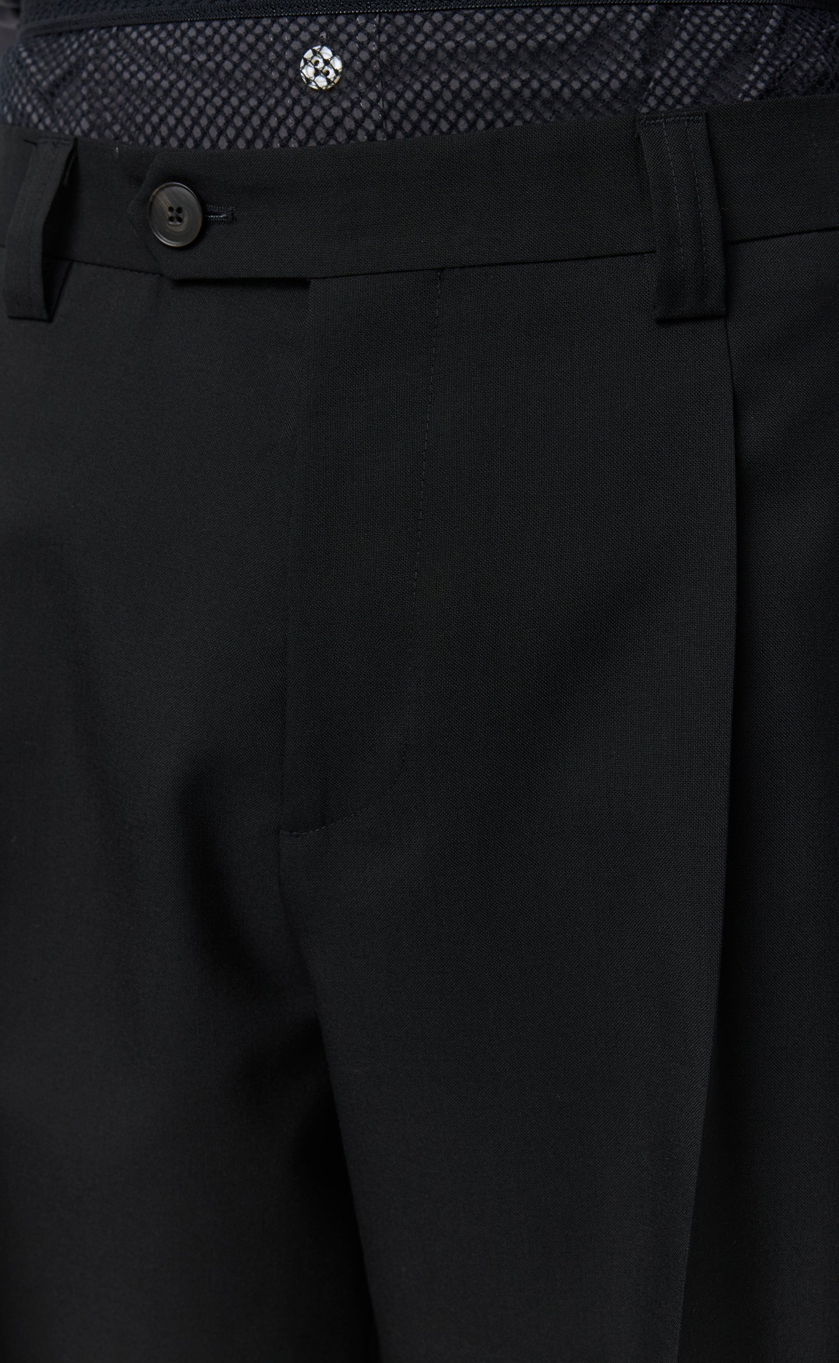 Service Trousers - Black Tropical Wool - Image 4