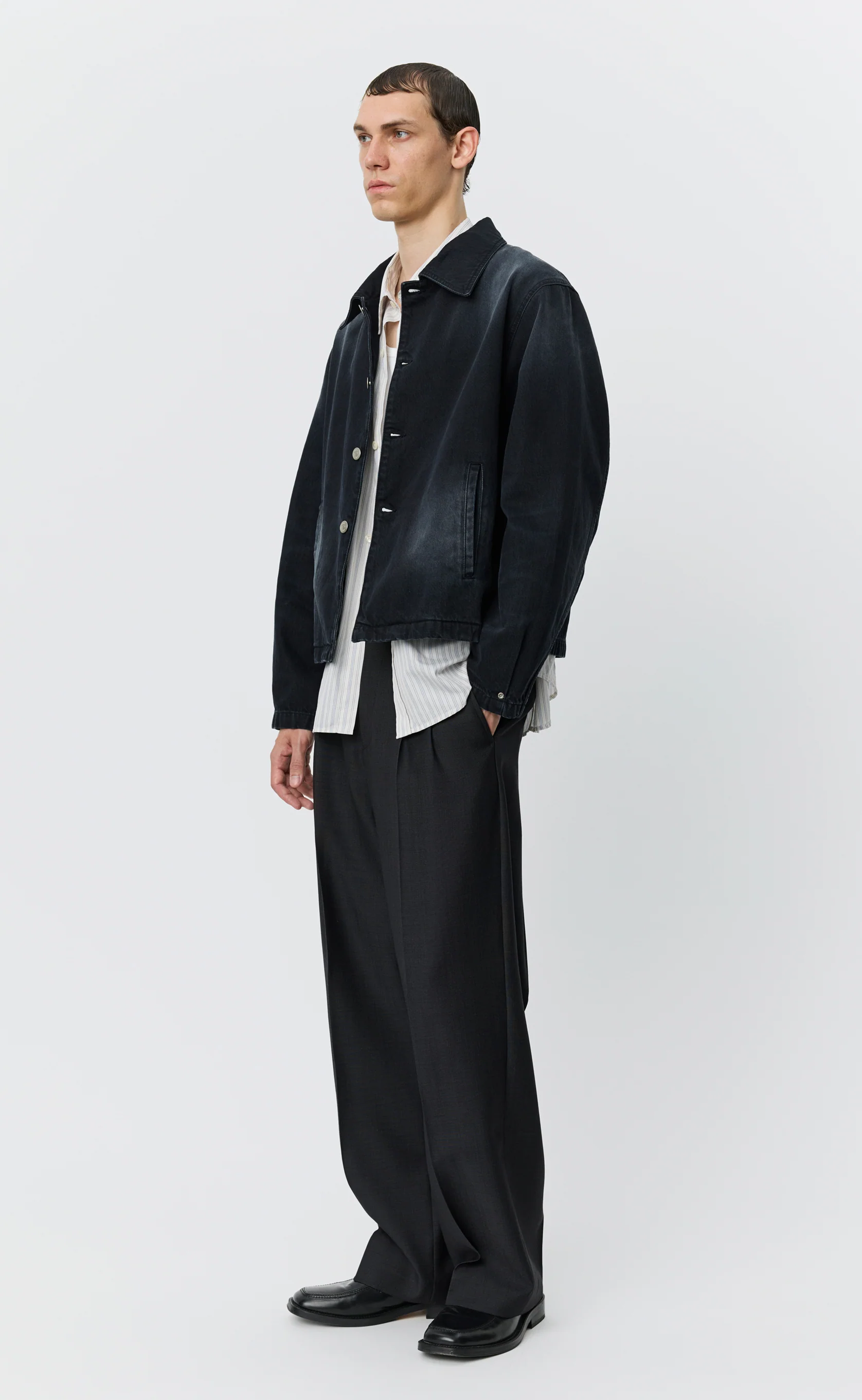 Union Jacket - Rinsed Black - Image 2