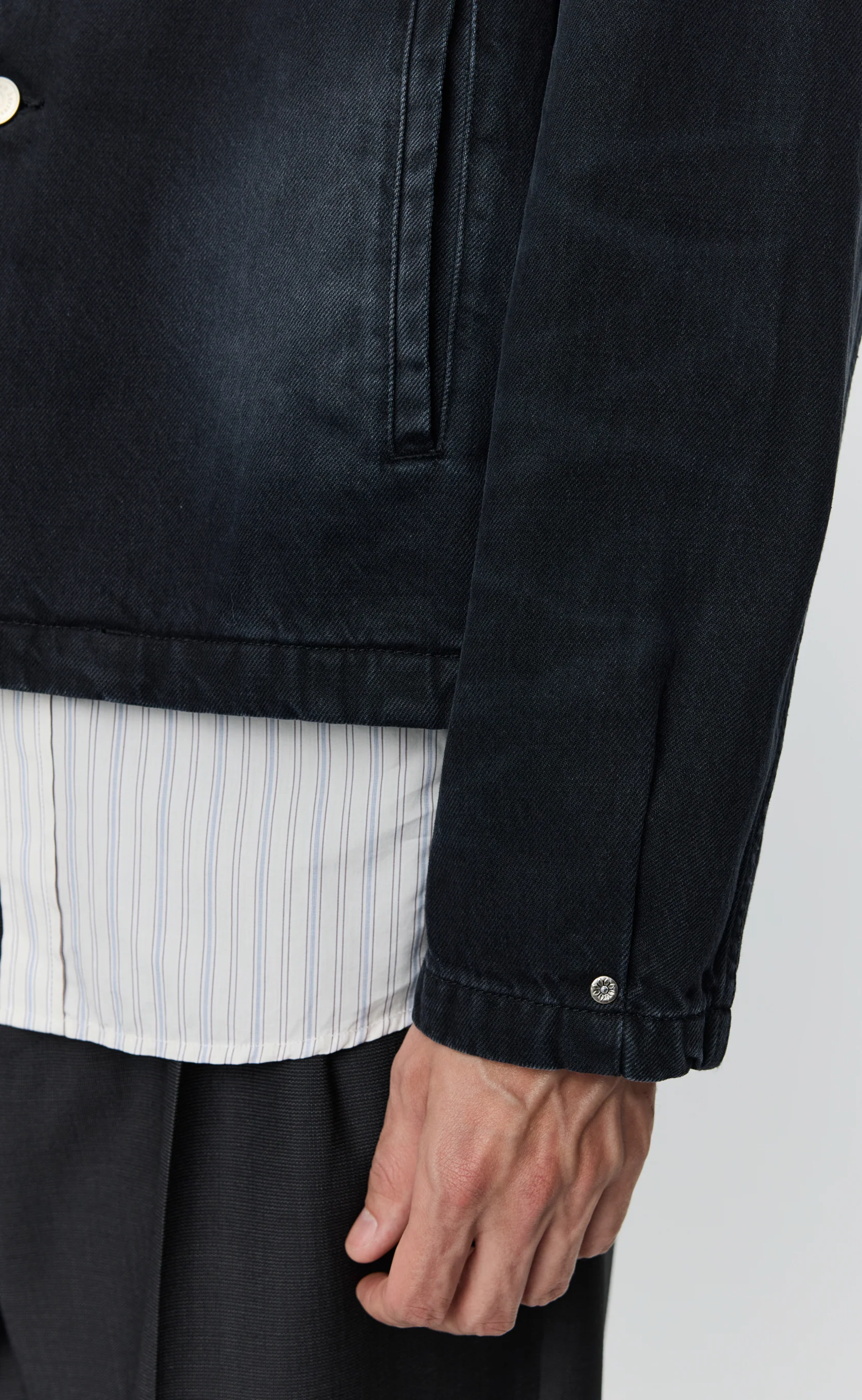 Union Jacket - Rinsed Black - Image 5
